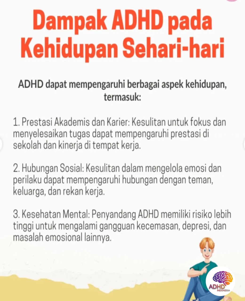 ADHD dan Hubungan Sosial Anak di Lingkungan Sekolah di Kabupaten Lampung Timur