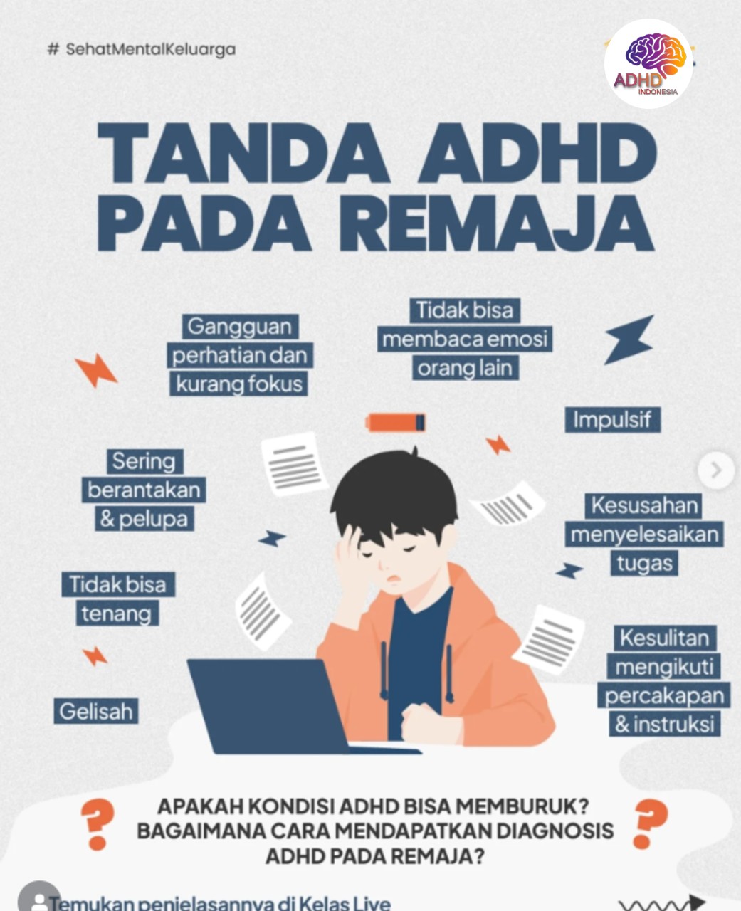 Screening ADHD Non-Diagnostik: Edukasi Awal bagi Orang Tua di Kabupaten Lampung Timur